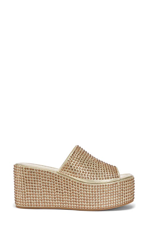 Azalea Wang Arachna Platform Wedge Sandal In Gray