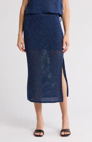 rag & bone Carter Open Stitch Sweater Skirt