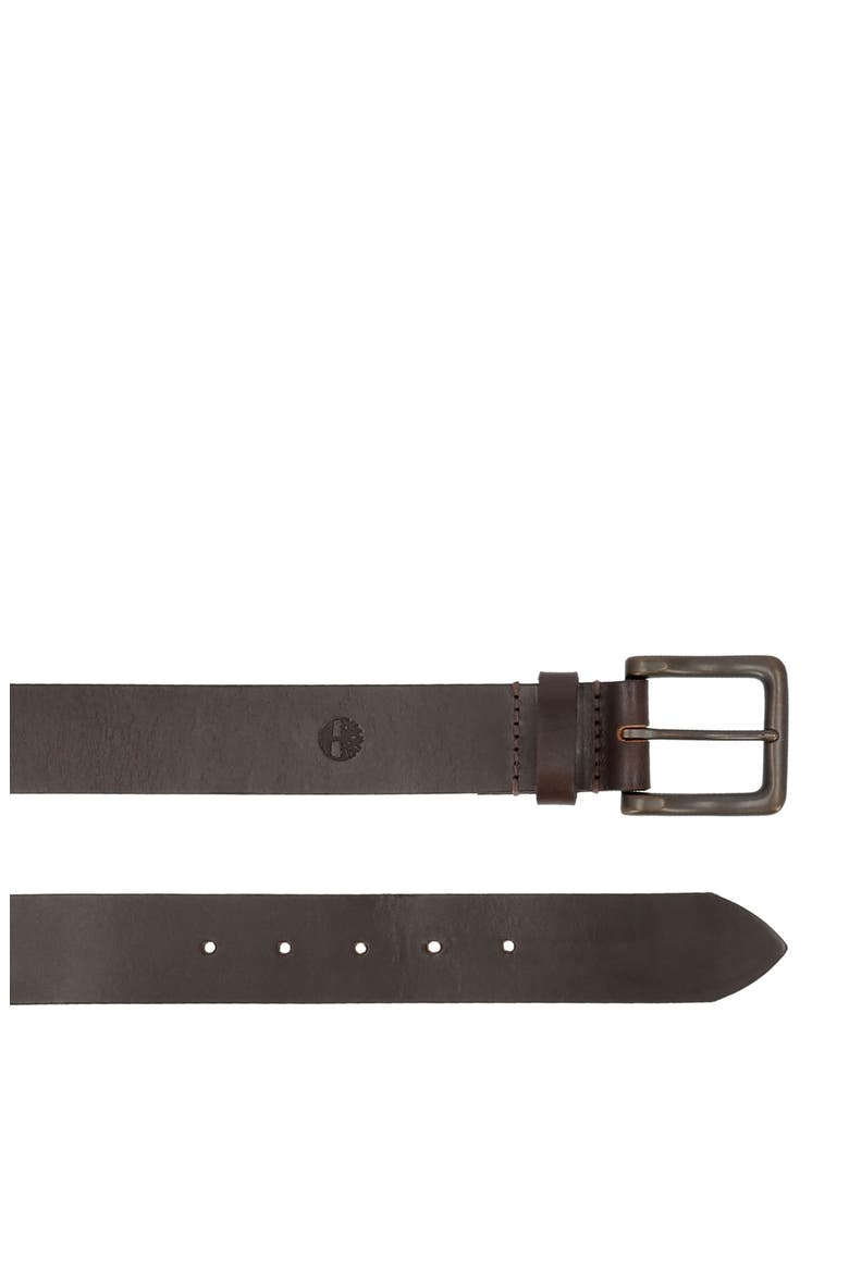 Leather Belt, Alternate, color, BROWN