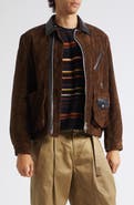 Sacai Suede Bomber Jacket