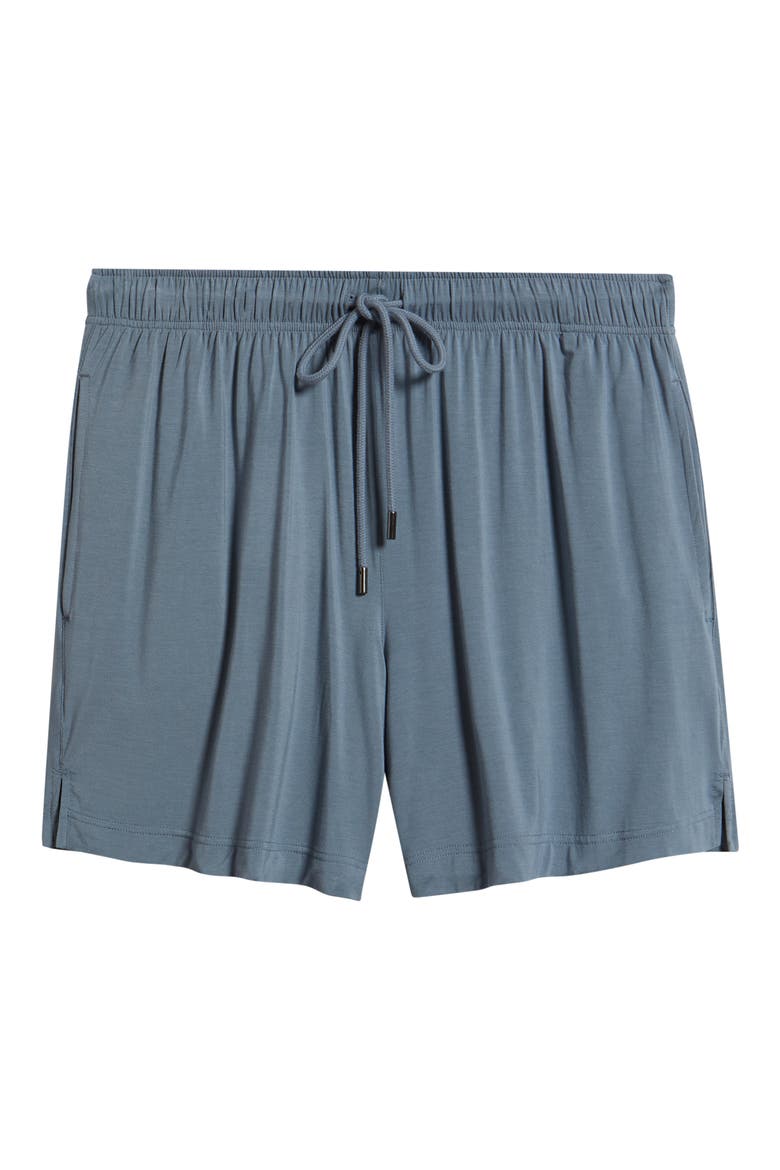 Modal Blend Pajama Shorts, Alternate, color, AIR FORCE BLUE STRIPE