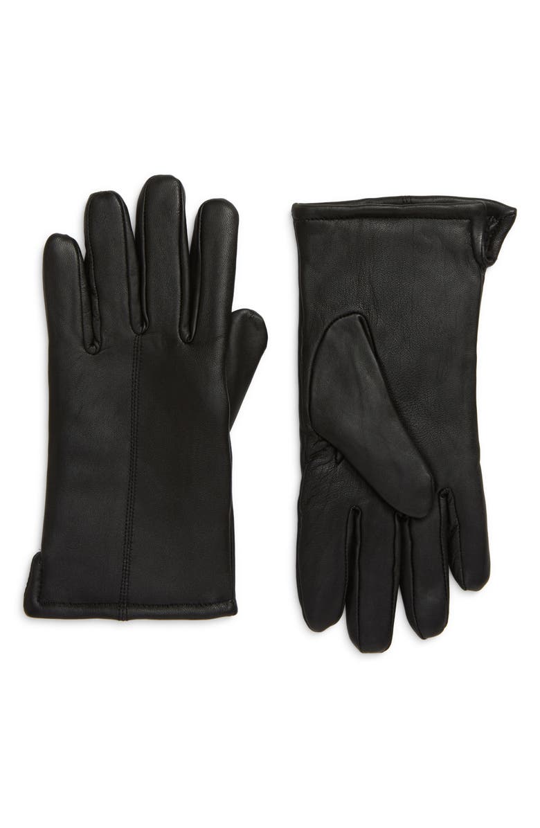 Nordstrom Leather Gloves, Main, color, 