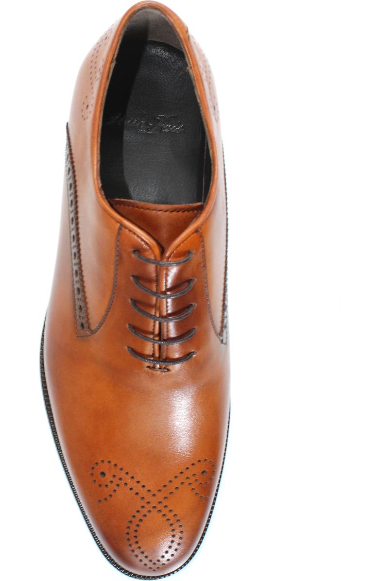 VELLAPAIS Benito Brogue Oxford, Alternate, color, Cognac