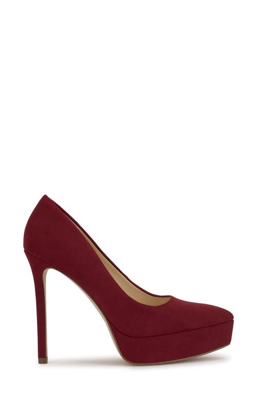 Jessica Simpson Sinelia Pointed Toe Platform Pump In Red