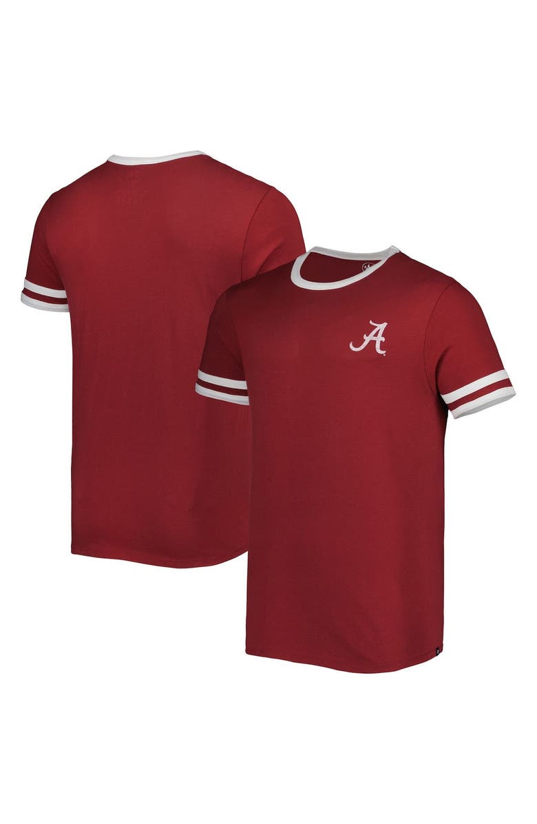 '47 Men's '47 Crimson Alabama Crimson Tide Otis Ringer T-Shirt, Main, color, 