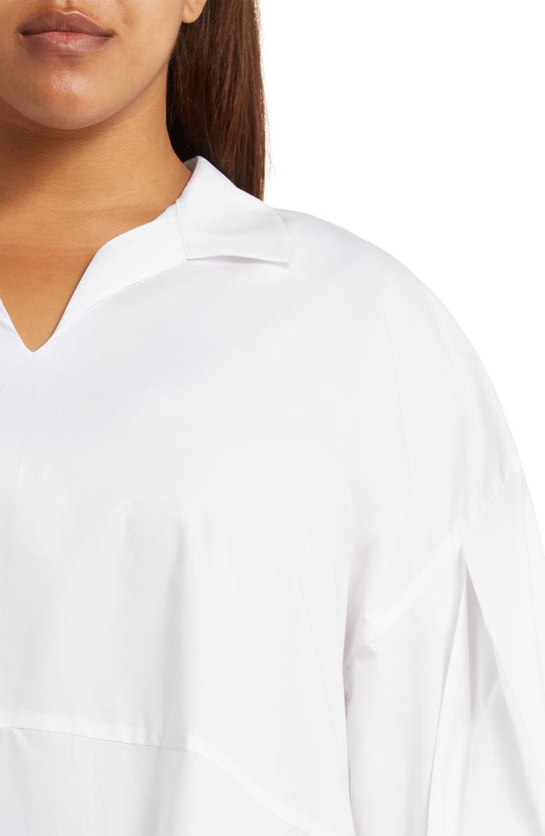 HARSHMAN Maureen Cotton Poplin Tunic Shirt, Alternate, color, 