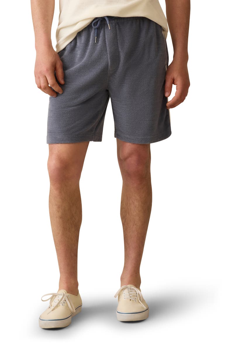 Cabana Terry Cloth Sweat Shorts, Main, color, EASTERN STORM