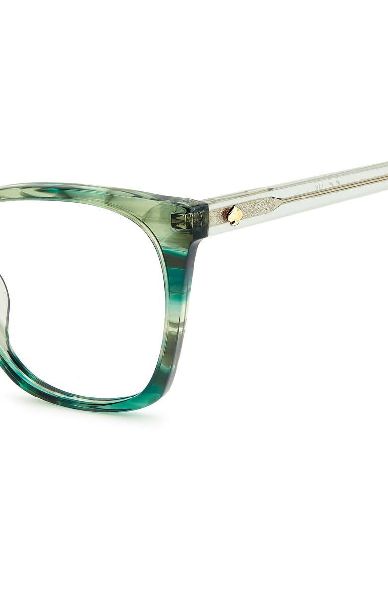 Kate Spade New York taya 52mm square optical glasses, Alternate, color, 