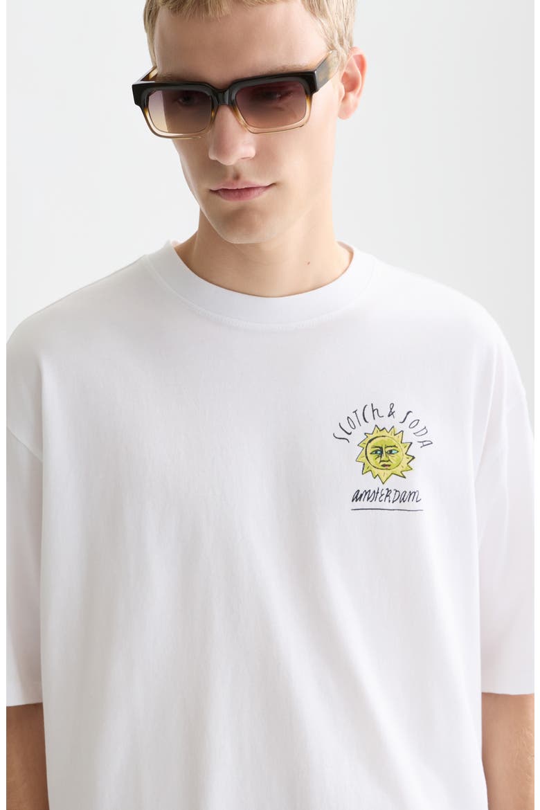 Loose Fit Cotton Graphic T-Shirt, Alternate, color, BRIGHT WHITE