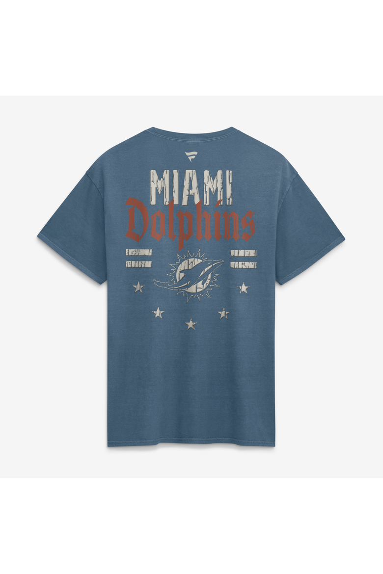 Men's Fanatics  Blue Miami Dolphins Washed Americana T-Shirt, Alternate, color, Blue