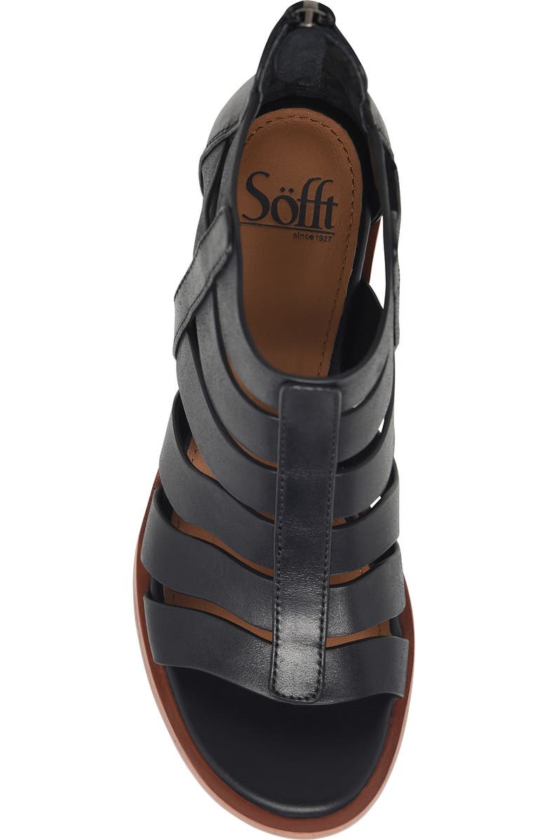 Söfft Carmen Strappy Sandal, Alternate, color, Black