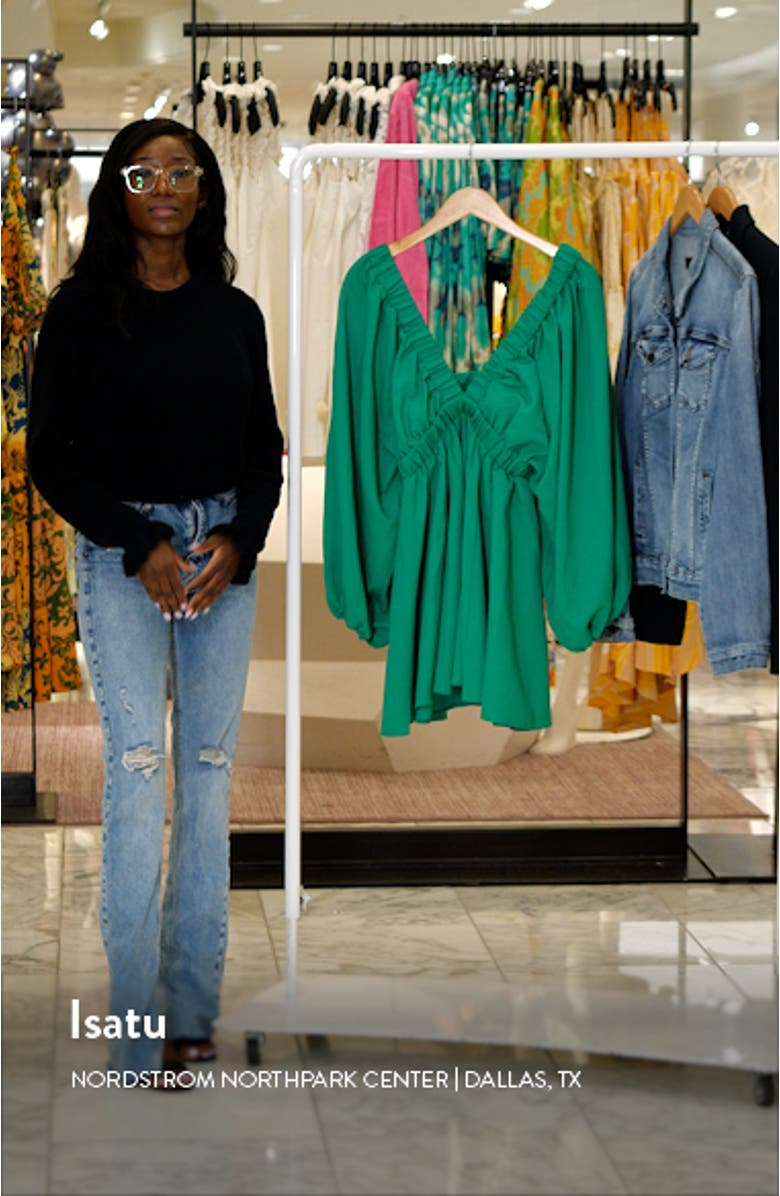 Structured Long Sleeve Minidress, sales video thumbnail