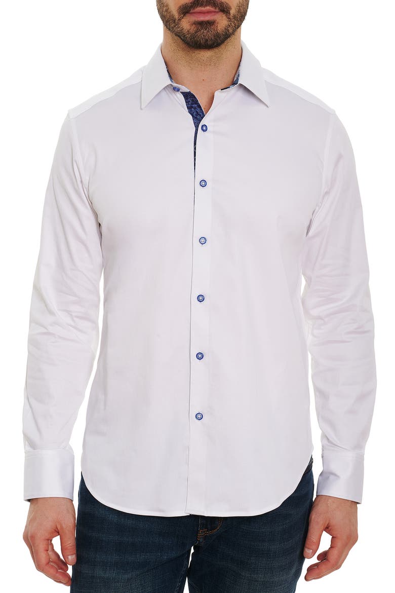 Righteous 2 Button-Up Shirt, Main, color, WHITE