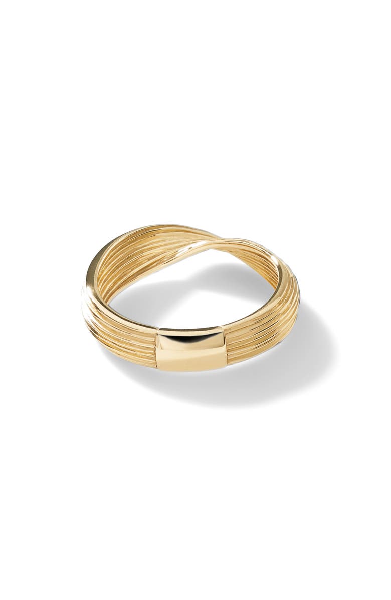 John Hardy Bamboo Striated Band Ring, Main, color,