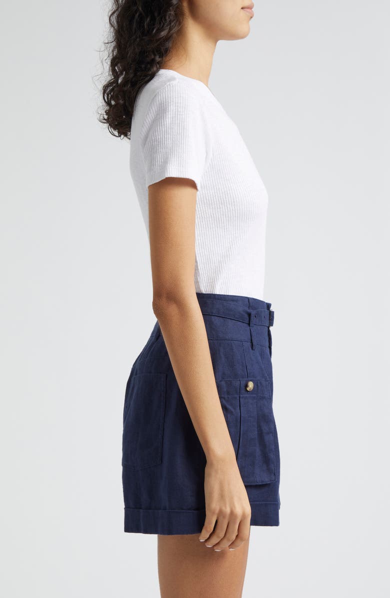 ATM Anthony Thomas Melillo Rib Cotton T-Shirt, Alternate, color, White