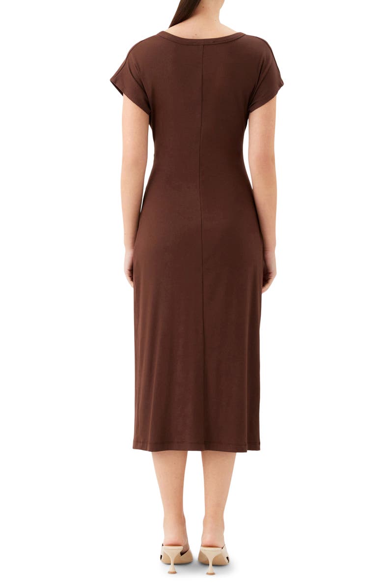 FIFTEEN TWENTY Marisa Side Knot Midi Dress, Alternate, color,