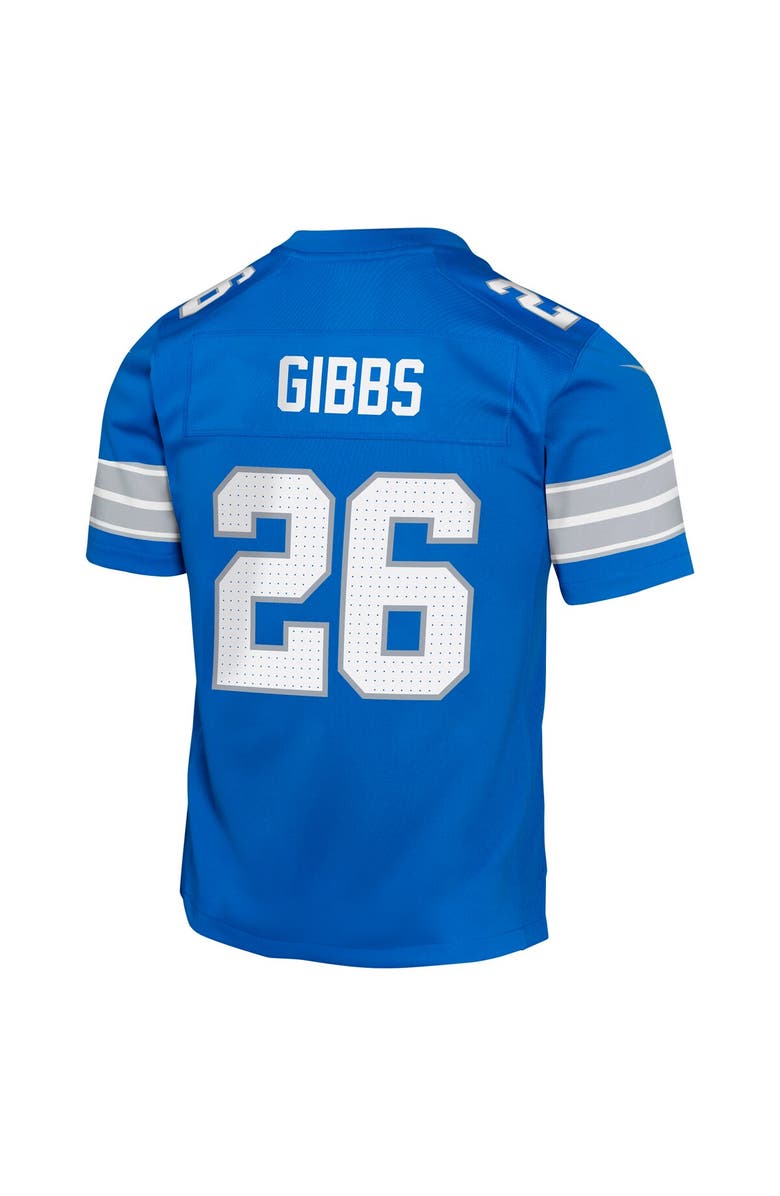 Nike Youth Nike Jahmyr Gibbs Blue Detroit Lions Team Player Game Jersey, Alternate, color, 
