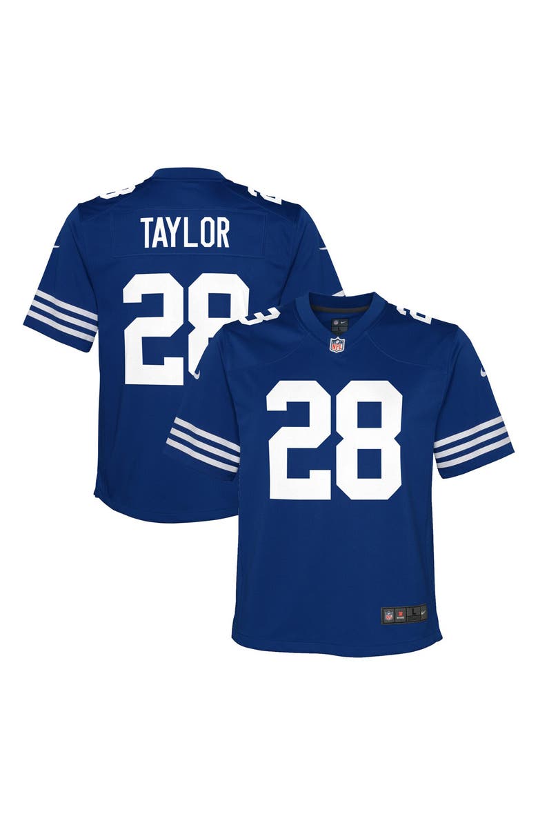 Nike Youth Nike Jonathan Taylor Royal Indianapolis Colts Alternate Game Jersey, Alternate, color, Royal