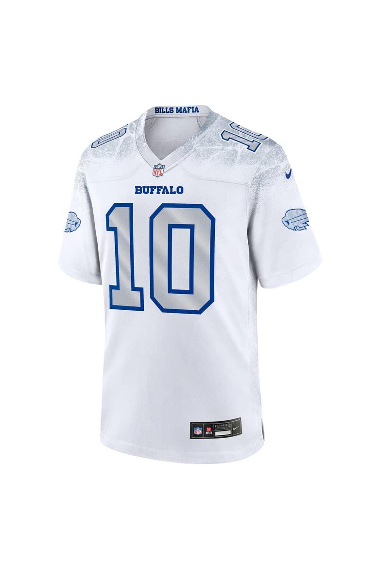 Men's Nike Khalil Shakir White Buffalo Bills 2025 Rivalries Collection Game Jersey, Alternate, color, White