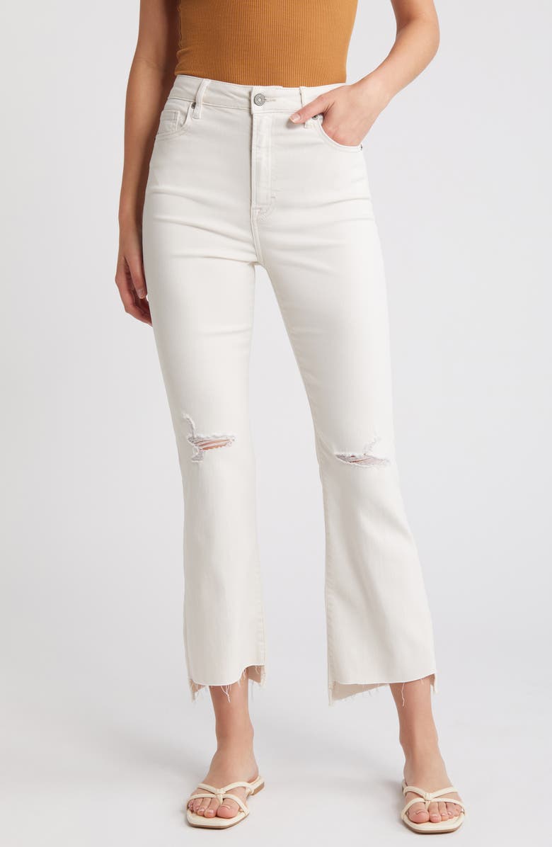 HIDDEN JEANS Raw Step Hem Wide Leg Jeans, Main, color, 