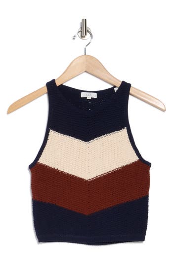 A.L.C A.L.C. ROWAN CHEVRON KNIT TOP