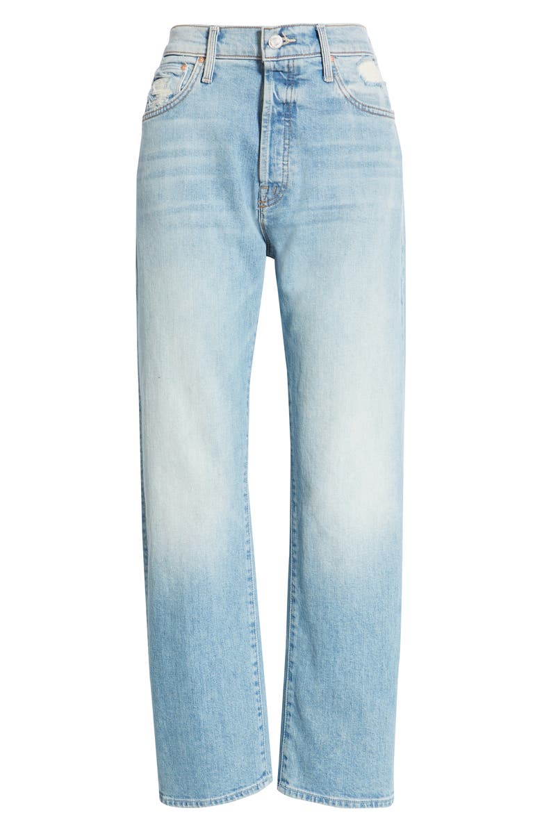 MOTHER The Ditcher Crop Straight Leg Jeans, Alternate, color, 