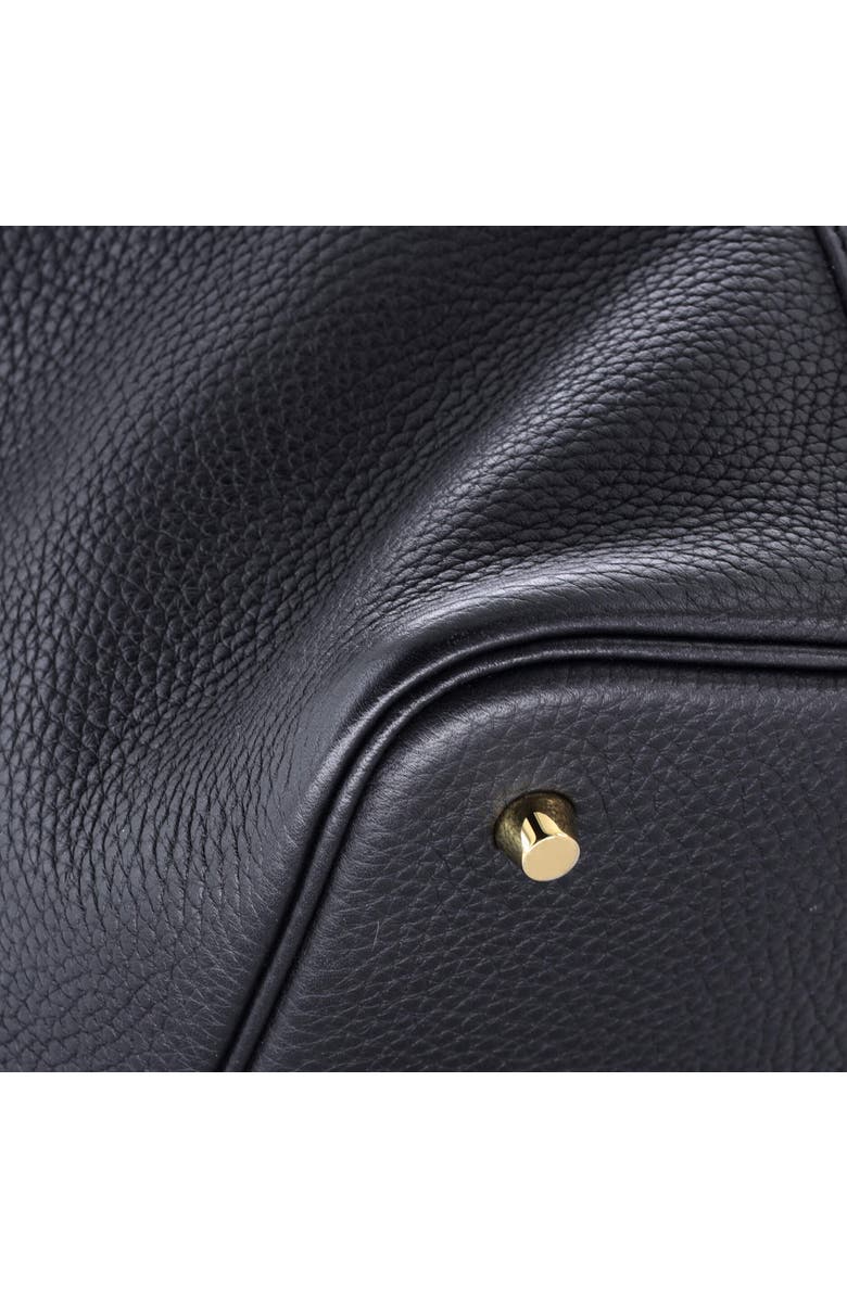 Pre-Owned Hermes Picotin Lock Bag Clemence MM, Alternate, color, Noir