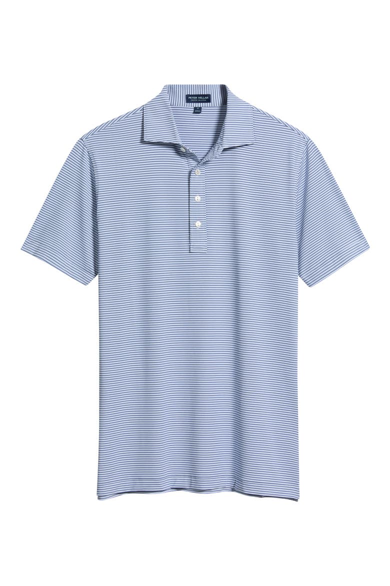 Ensemble Performance Jersey Polo, Alternate, color, BLUE/ WHITE