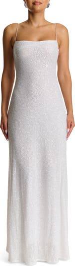 Sequin Embroidery Dress