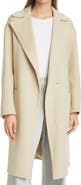 Vince Patch Pocket Belted Wool Blend Coat