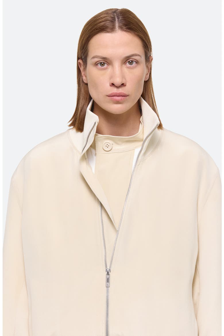 Zip Bomber Jacket, Alternate, color, OAT