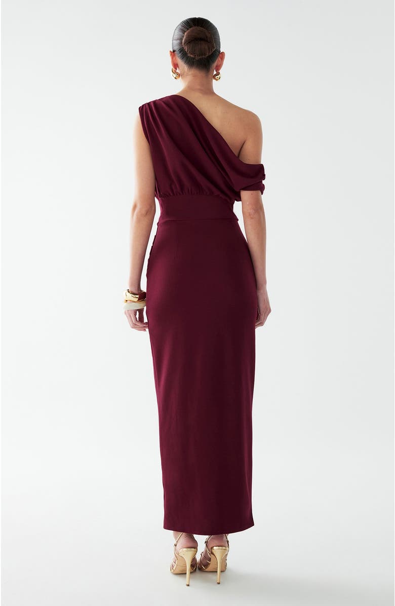BWLDR Rhodia Midi Dress, Alternate, color, Burgundy