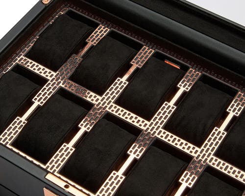 Wolf Axis 10 Piece Watch Box In Copper