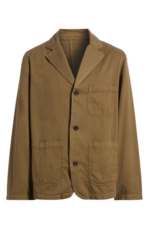 Cotton Twill Blazer