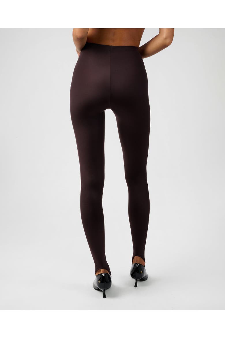 Spandex Leggings, Alternate, color, DARK BROWN