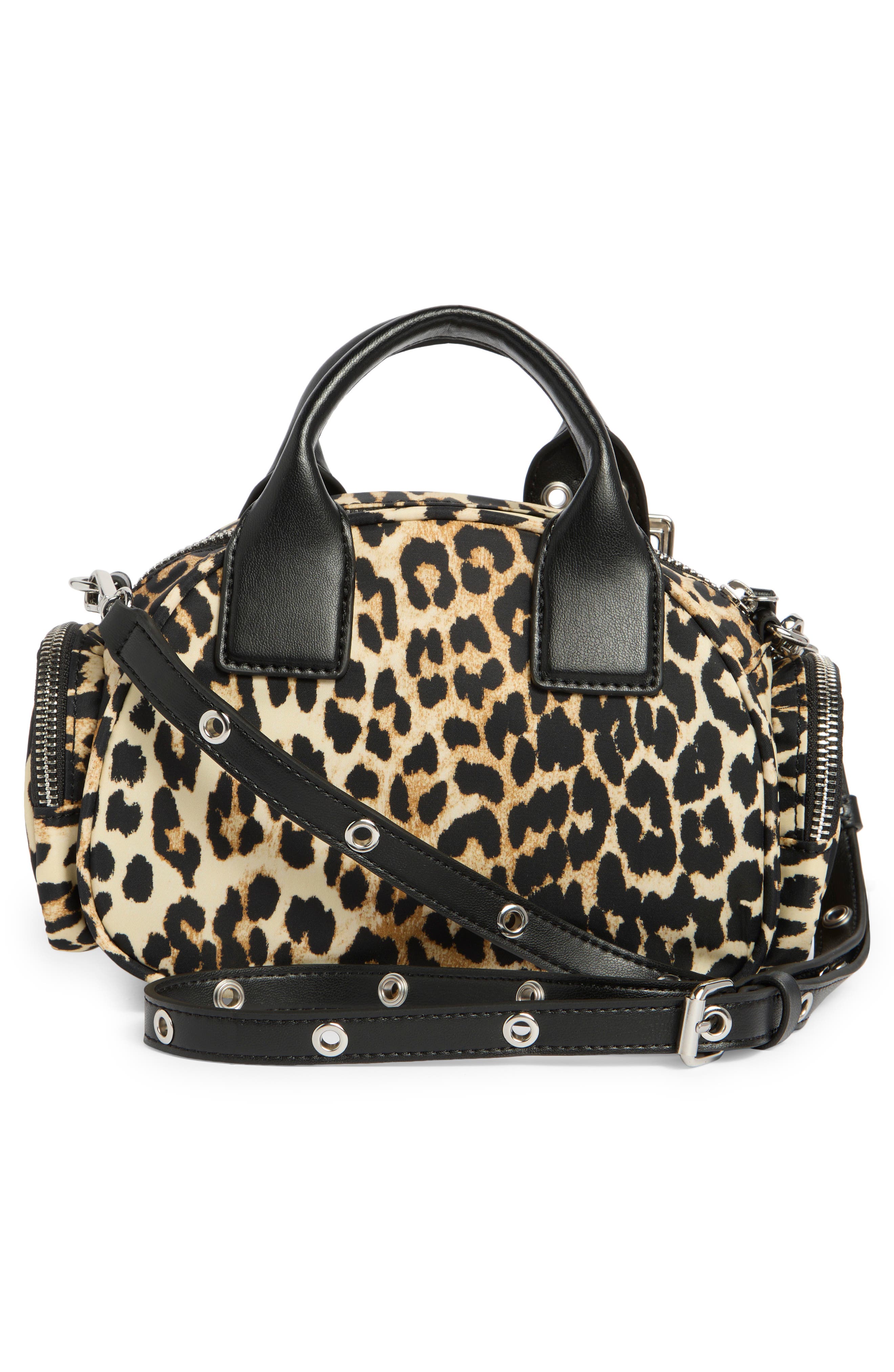 Ganni Small Bucky Polochon Print Crossbody Bag, Alternate, color, 