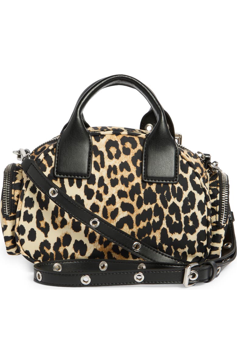 Ganni Small Bucky Polochon Print Crossbody Bag, Alternate, color,