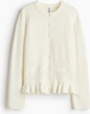 H&M Pointelle-knit Cardigan