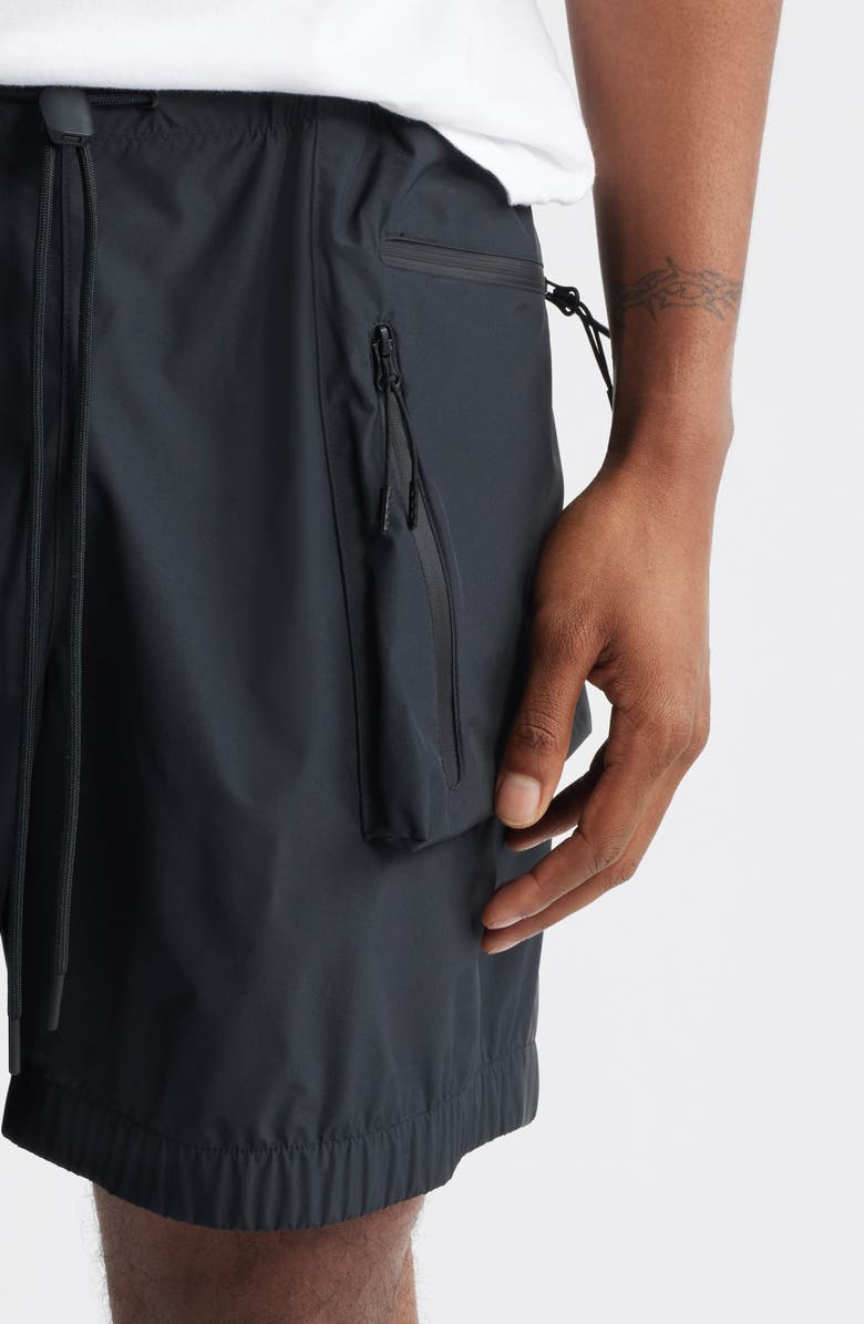 Nike Super Lightweight Waterproof Shorts, Alternate, color, Black/ Black