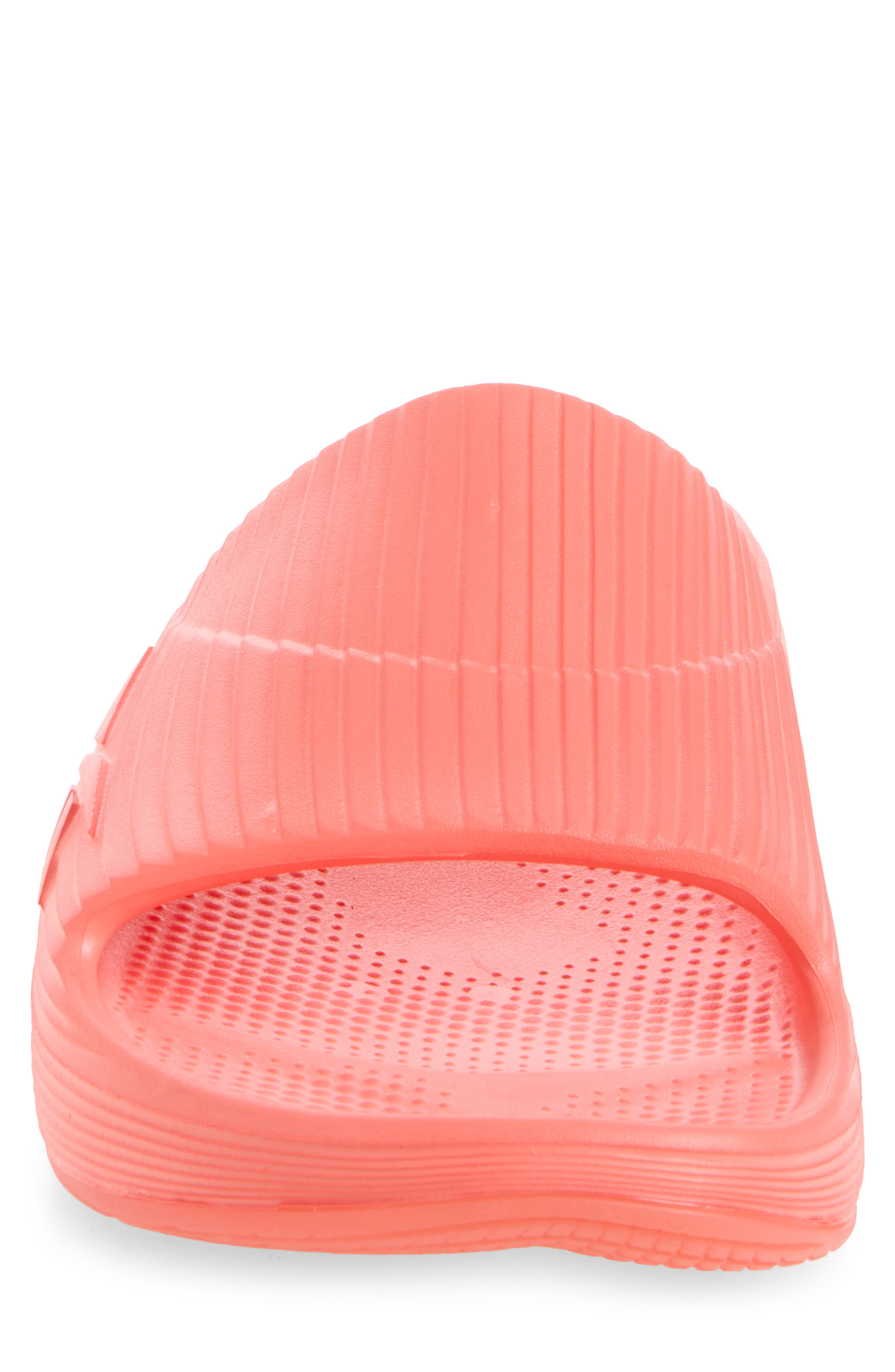 DMX Recovery Slide Sandal, Alternate, color, SUNSET CORAL