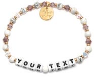 Little Words Project Custom Beaded Stretch Bracelet
