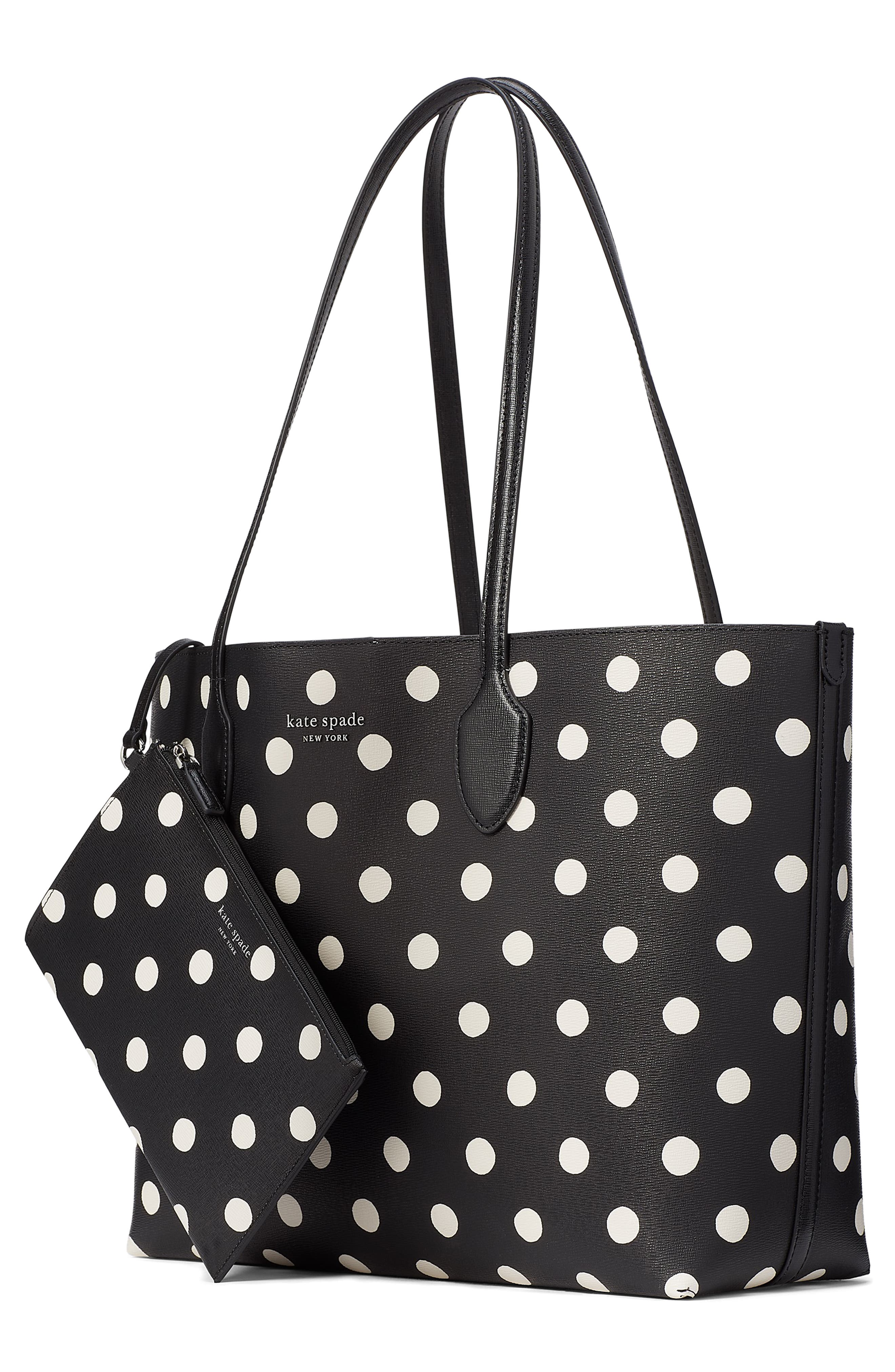 Kate Spade New York bleecker sunshine dot print tote, Alternate, color, 