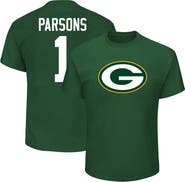 FANATICS Men's Fanatics Micah Parsons Green Green Bay Packers Big & Tall Player Name & Number T-Shirt