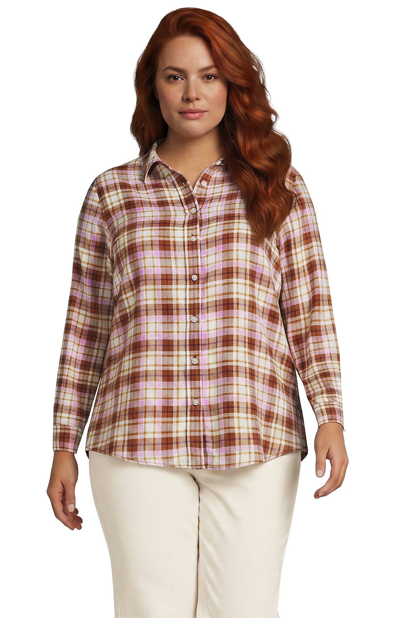Rich Ginger/Aster Pink Plaid