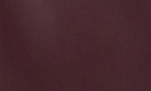 Mango Large Oval Faux Leather Shoulder Bag In Burgundy