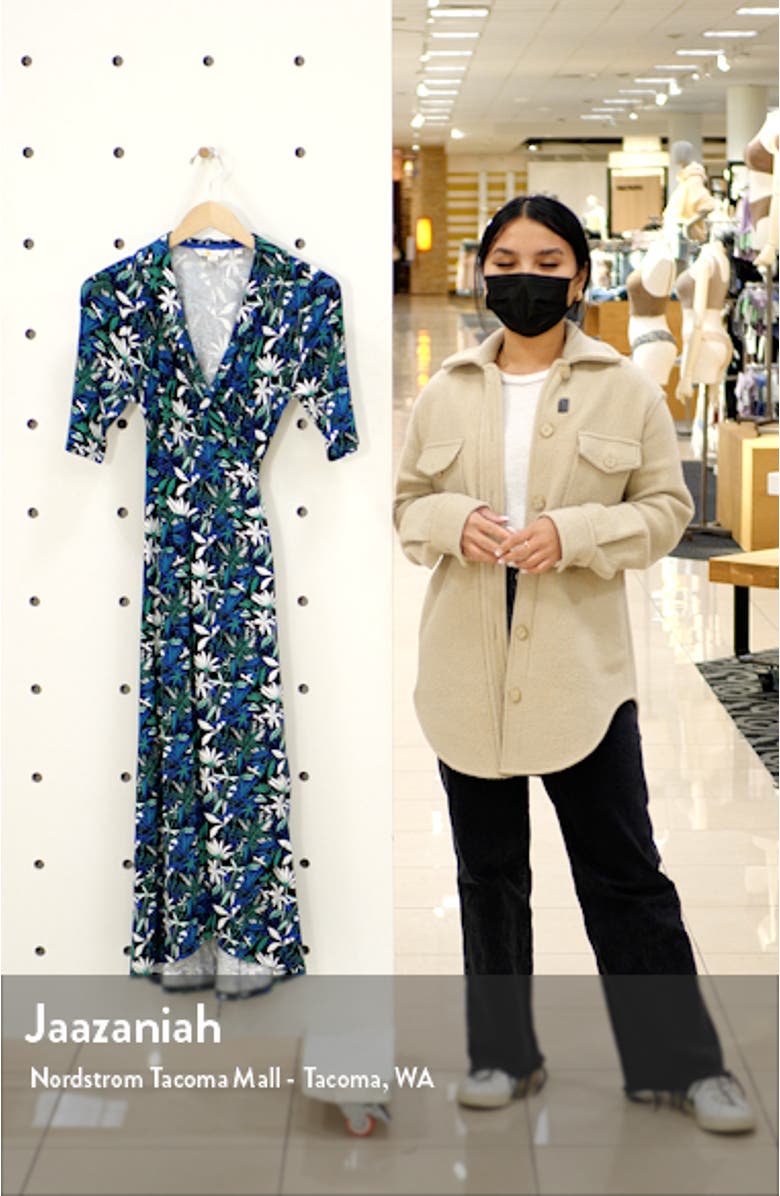 Lavinia Jersey Wrap Dress, sales video thumbnail