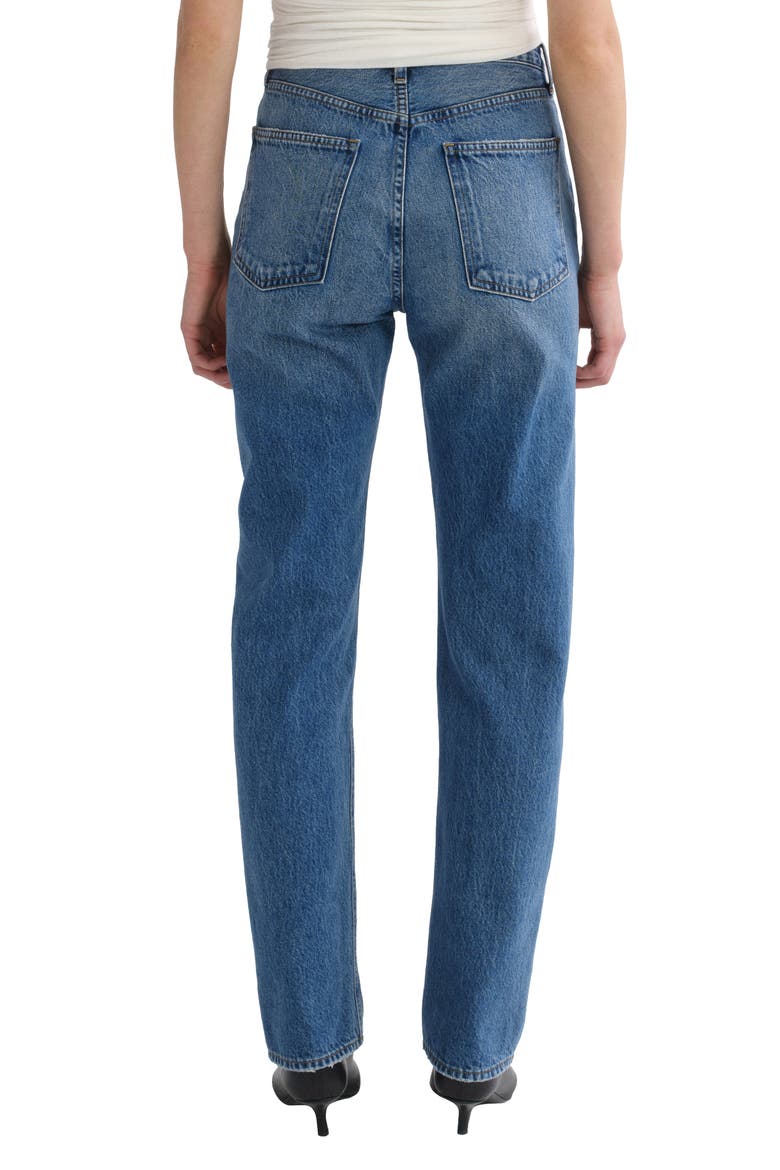'90s Pinch Waist High Waist Straight Leg Jeans, Alternate, color, CIRCULATE