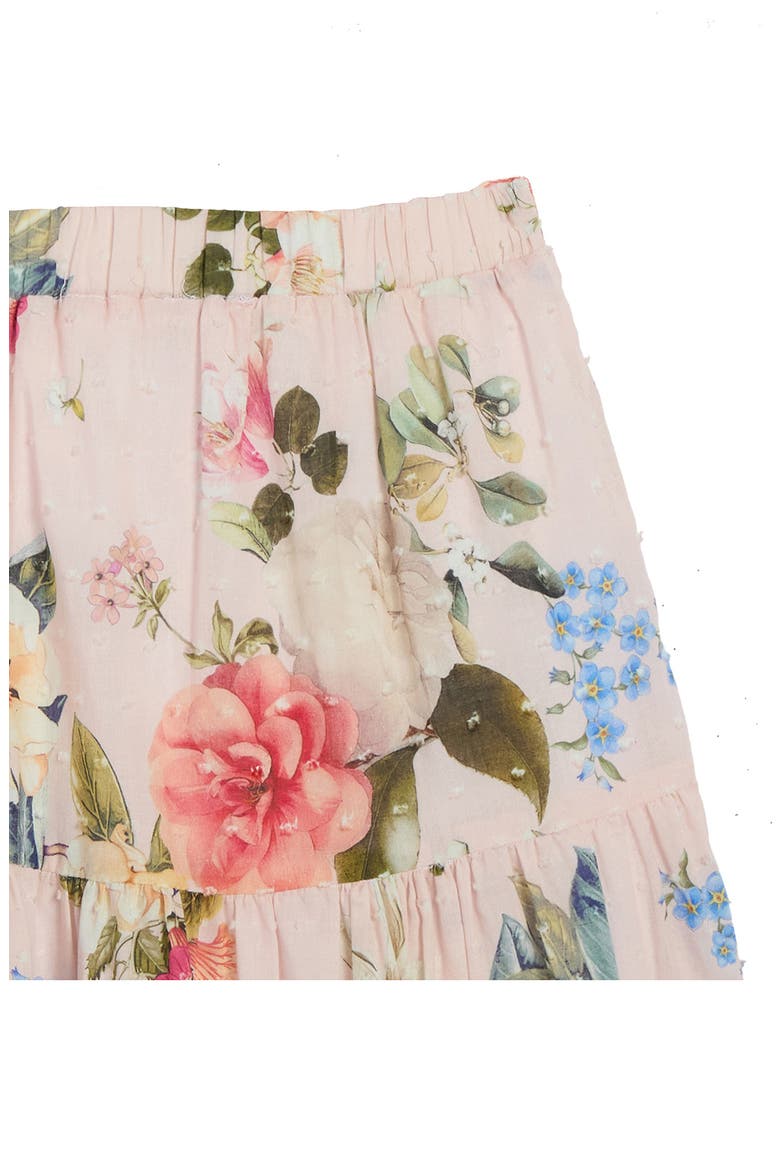 Kids' Floral Clip Dopt Tank & Maxi Skirt Set, Alternate, color, PINK