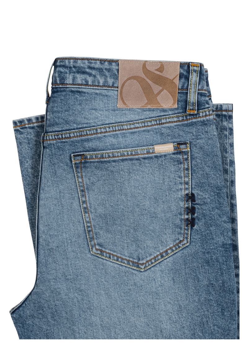 Straight Fit Jeans, Alternate, color, MARINDNU