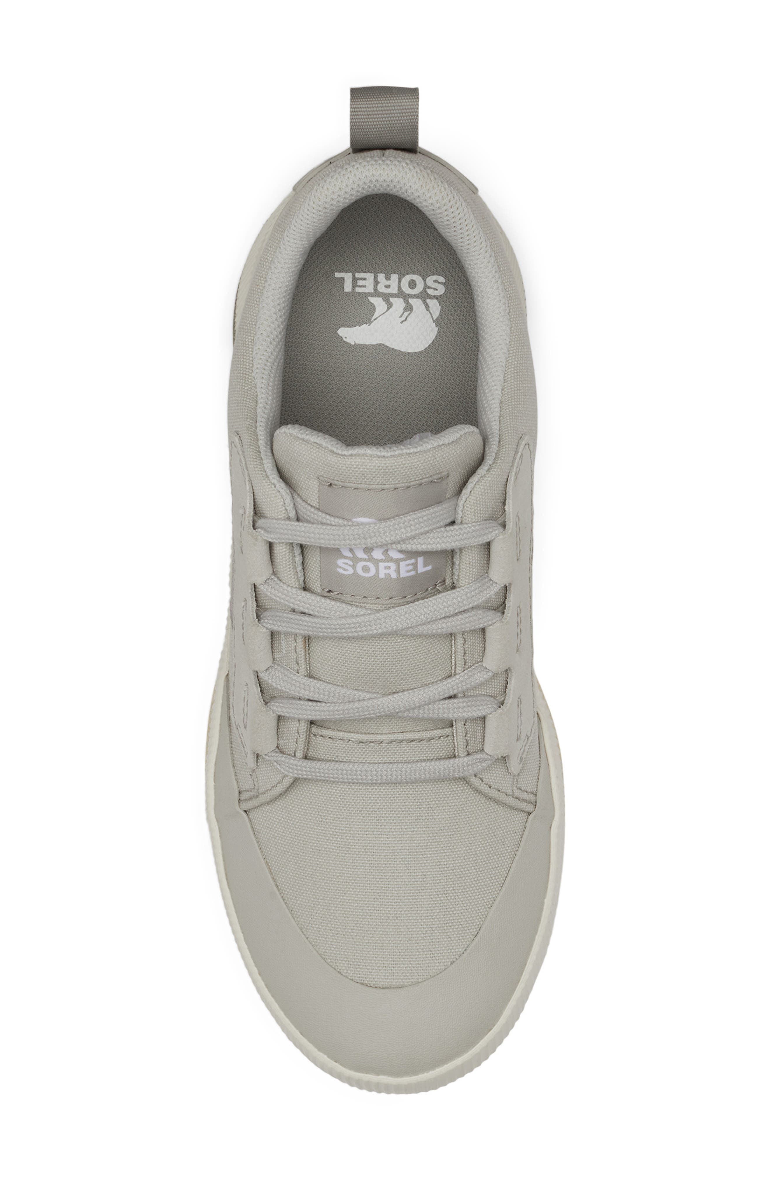 SOREL Out N About Waterproof Low Top Sneaker, Alternate, color, Moonstone/ Sea Salt